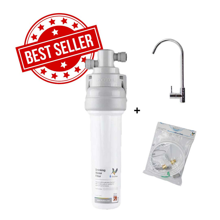 Doulton QT Inline sous évier avec BioTect Ultra SI M12 - KIT COMPLET