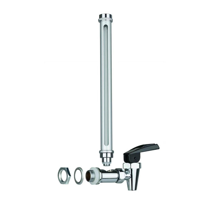 Robinet avec poussoir à la demande et Jauge de niveau d'eau - Water-Freequency®